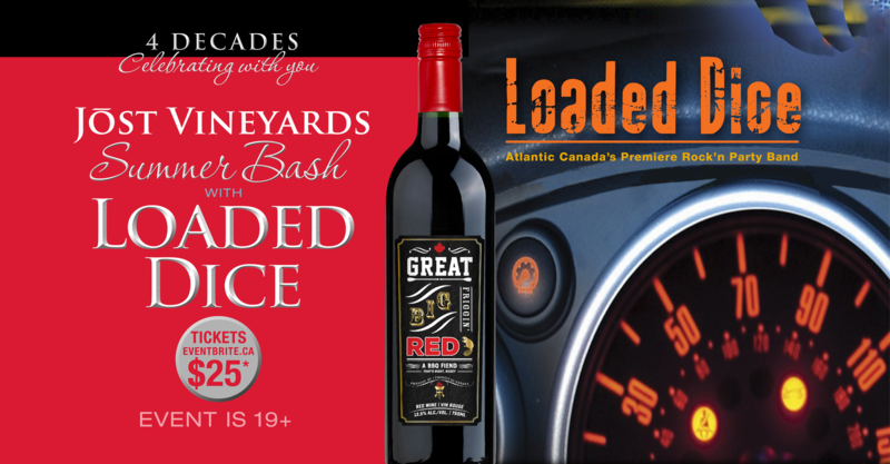 Jost Summer Bash with Loaded Dice. Tickets $25. Event is 19+